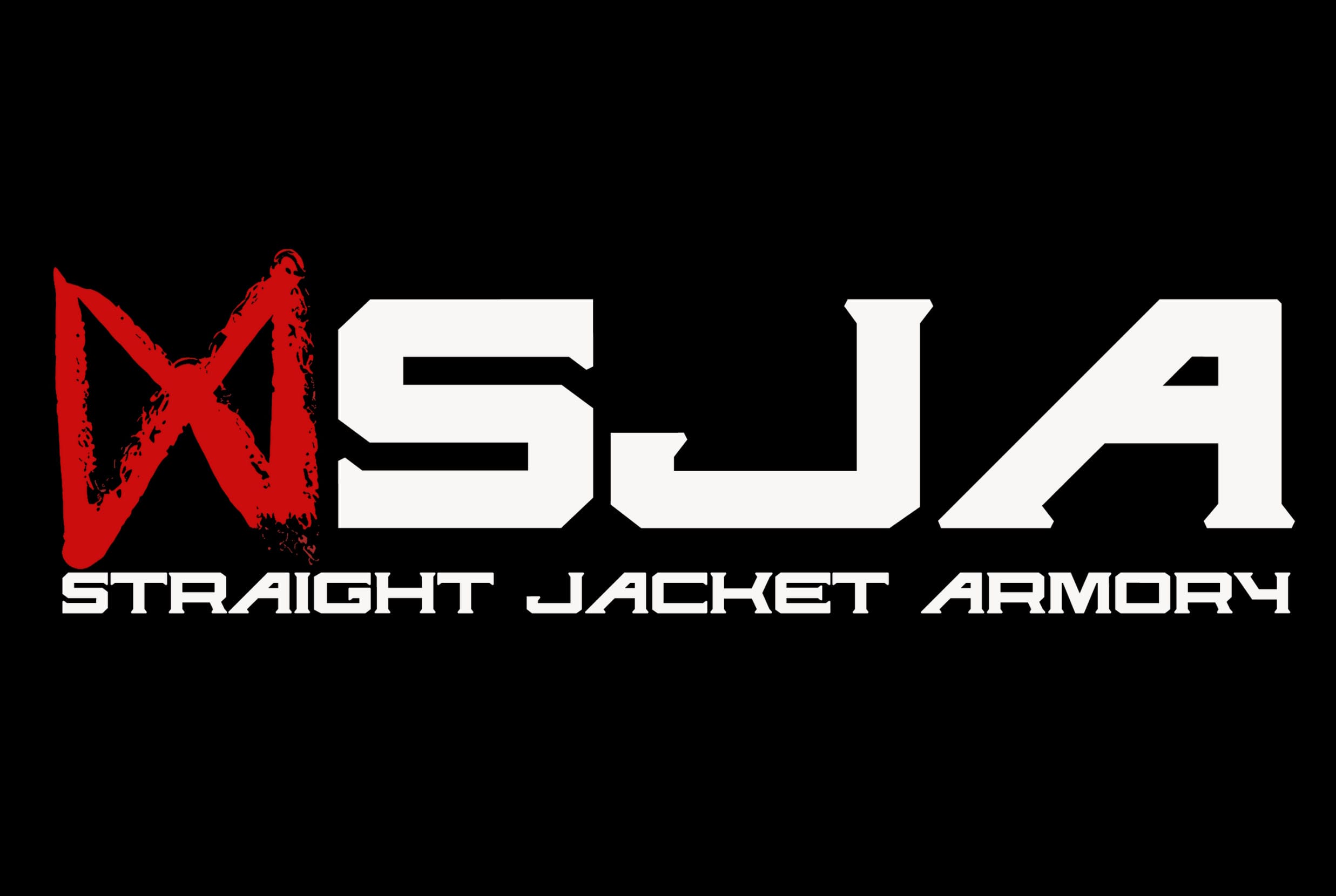 Straight Jacket Armory logo black cropped