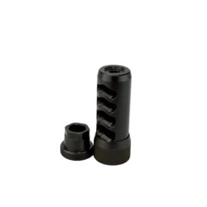 Area 419 Side Winder Self timing muzzle brake front view