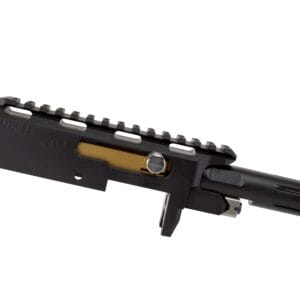 Close up Right side view Azimuth 22 AZTP Barreled action