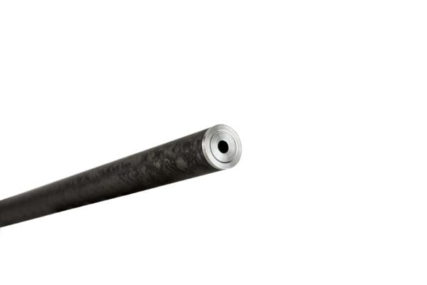 Pre-fit Proof Carbon Sendero rifle barrel for sale, close up on crown only