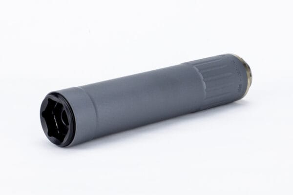 RF-22 Rimfire Suppressor black full body view