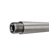 In Stock pre-fit Barrel for sale for Lone Peak Arms or Impact Precision bolt action. 26 inches long 7 PRC AW2 with 5/8x24 muzzle threading close up on threading