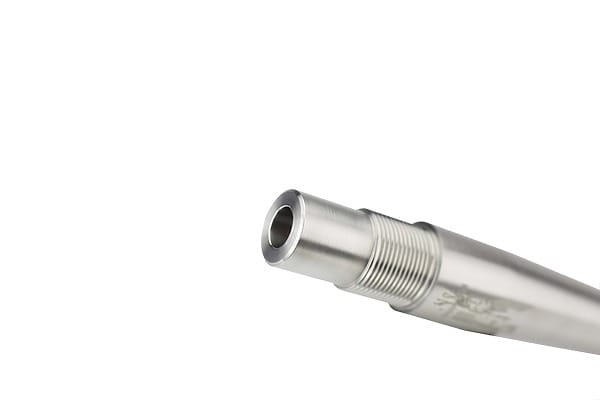 Q-Fix Pre-fit barrel for sale at Straight Jacket Armory tenon thread close up view