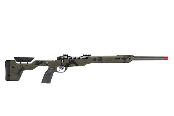Falkor LW7 rifle for sale, with 300 PRC 8 twist carbon fiber 20 inch barrel on MDT HNT 26 folding stock full view